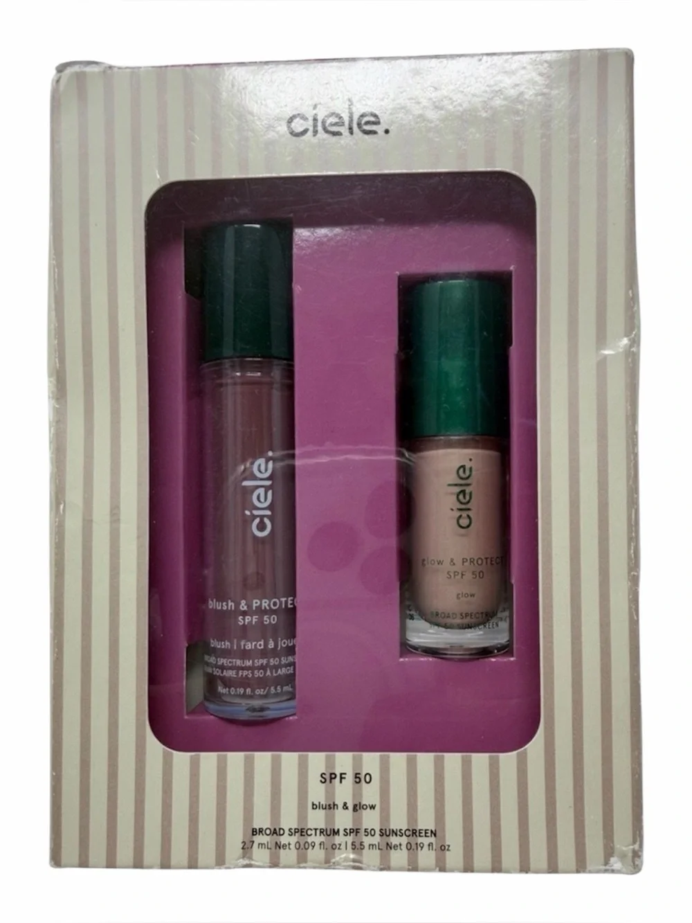 ciele. Sugar and Spice Blush & Glow Holiday DuoSPF 50 Exclusive Limited Edition